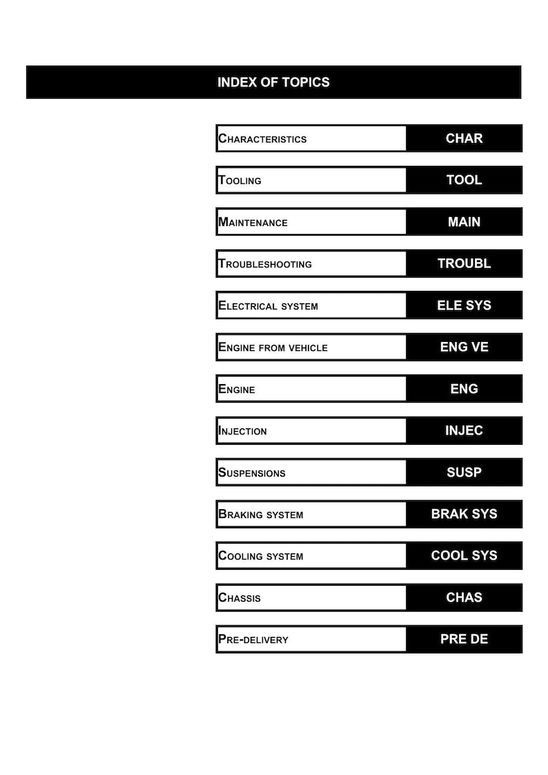 Gilera Fuoco 500 Service Manual service manual preview page 4