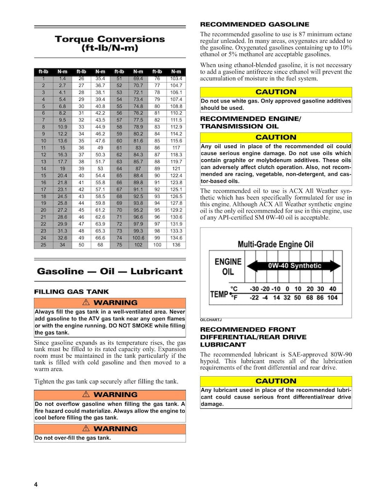 Tracker Off Road 570 700 ATV Service Manual 2021-2025 service manual preview page 9