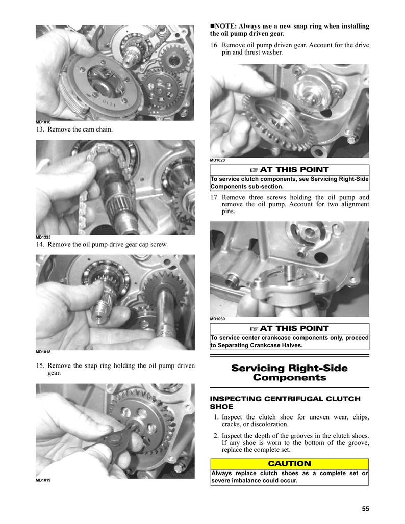 Tracker Off Road 450 ATV Service Manual service manual preview page 4