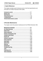 KYMCO Downtown 350i Service Manual 2013-2017 Scooter service manual preview page 7