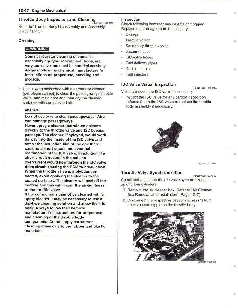 Suzuki GSX-S750 Service Manual service manual preview page 3