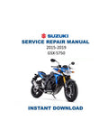 Suzuki GSX-S750 Service Manual PDF service repair manual cover