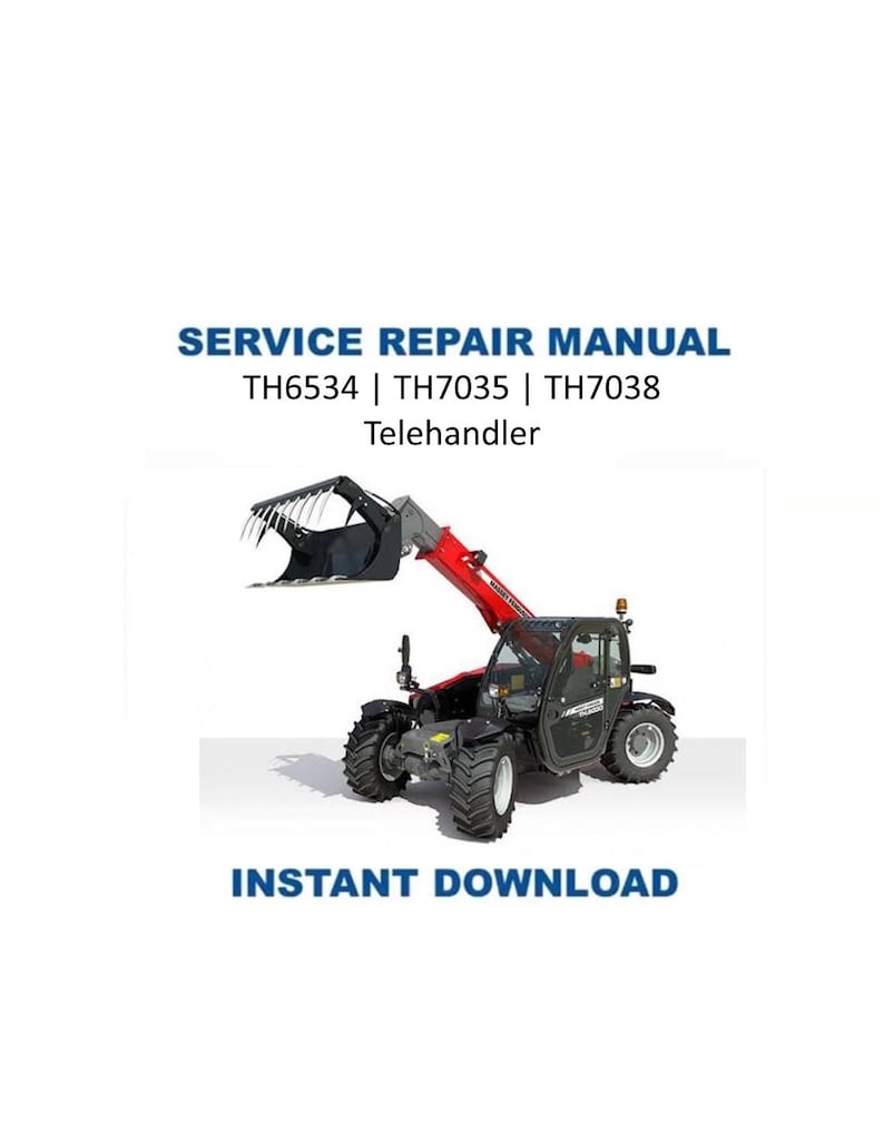 Massey Ferguson TH6534 TH7035 TH7038 Telehandler Service Manual 2016-2020 service manual preview page 6