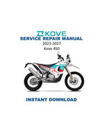 Kove 450 Rally Service Manual PDF service repair manual cover