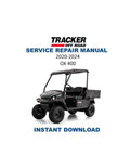 Tracker OX 400 UTV Service Manual PDF service repair manual cover