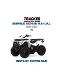 Tracker Off Road 90 ATV Service Manual PDF service repair manual cover
