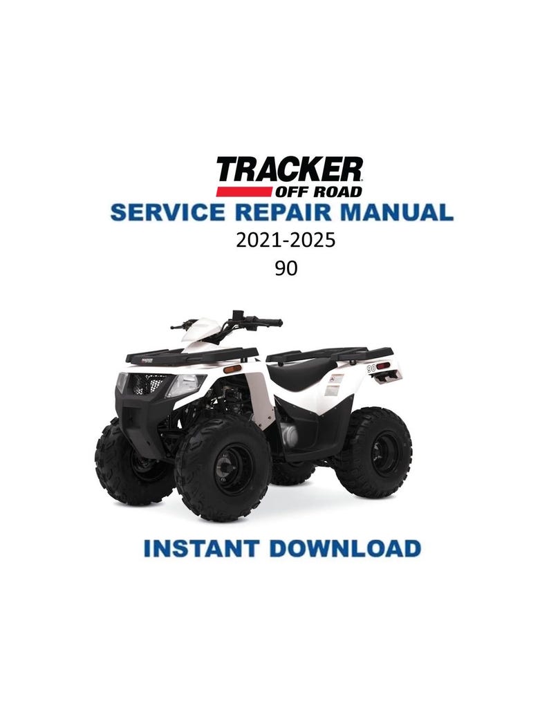 Tracker Off Road 90 ATV Service Manual PDF service repair manual cover