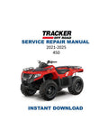 Tracker Off Road 450 ATV Service Manual PDF service repair manual cover