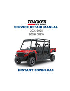 Tracker Off Road 800SX Crew Service Manual PDF service repair manual cover