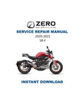 Zero Motorcycles SR F Service Manual PDF service repair manual cover