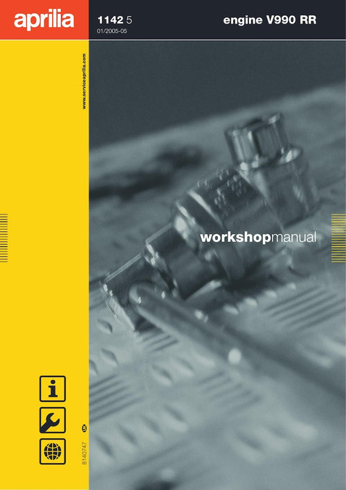 Aprilia V990 RR Engine Service Manual 2005-2009 Motorcycle service manual preview page 2