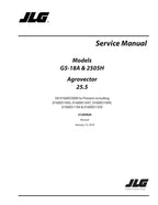 JLG G5-18A 2505H Agrovector 25.5 Service Manual service manual preview page 2