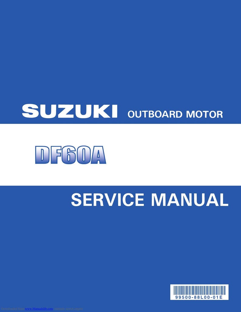 Suzuki DF60A Outboard Service Manual 2010-2014 DF60AT DF60ATH service manual preview page 2