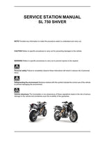 Aprilia Shiver 750 Service Manual service manual preview page 6