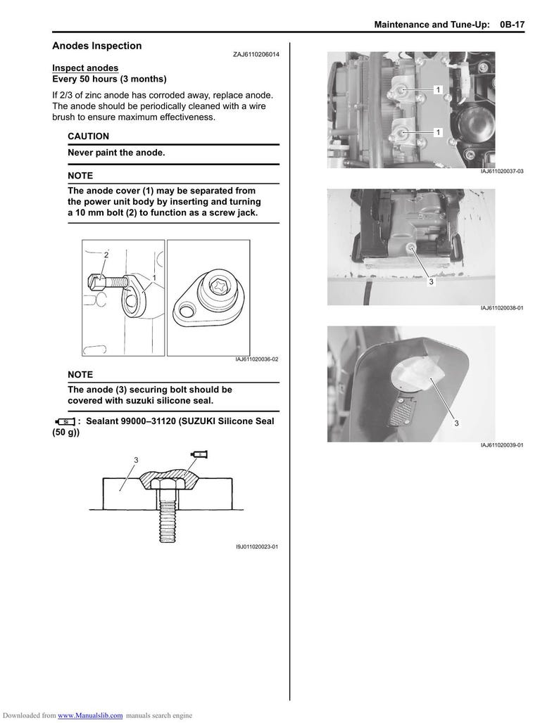 Suzuki DF60A Outboard Service Manual 2010-2014 DF60AT DF60ATH service manual preview page 4