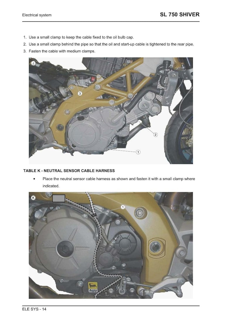 Aprilia Shiver 750 Service Manual service manual preview page 4