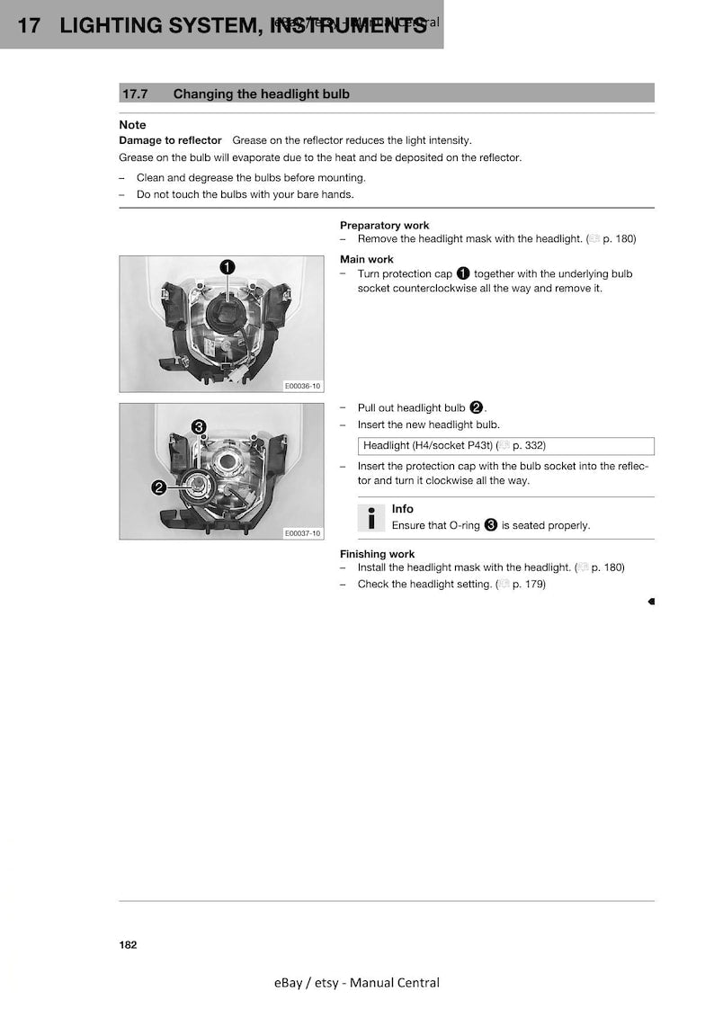Husqvarna 701 Enduro Service Manual 2021-2025 Motorcycle service manual preview page 4