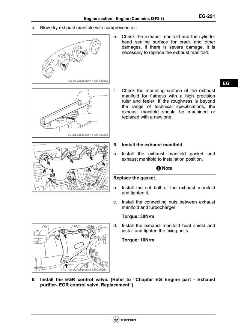 Foton Aumark C 1031 Service Manual 2013-2017 Light Truck Philippines service manual preview page 7