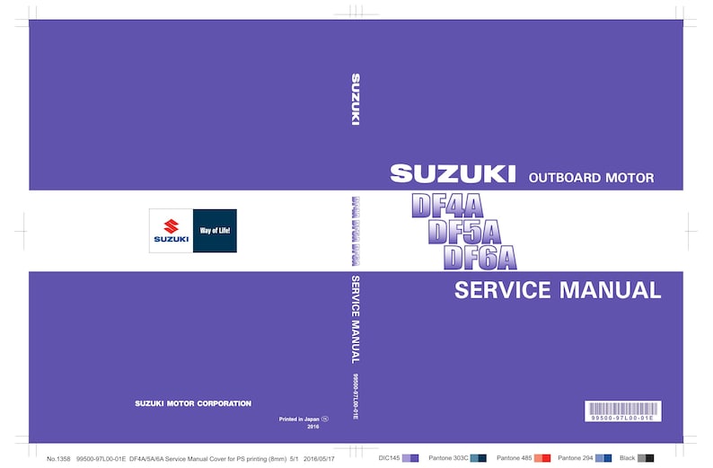 Suzuki DF4A DF5A DF6A Outboard Service Manual service manual preview page 2