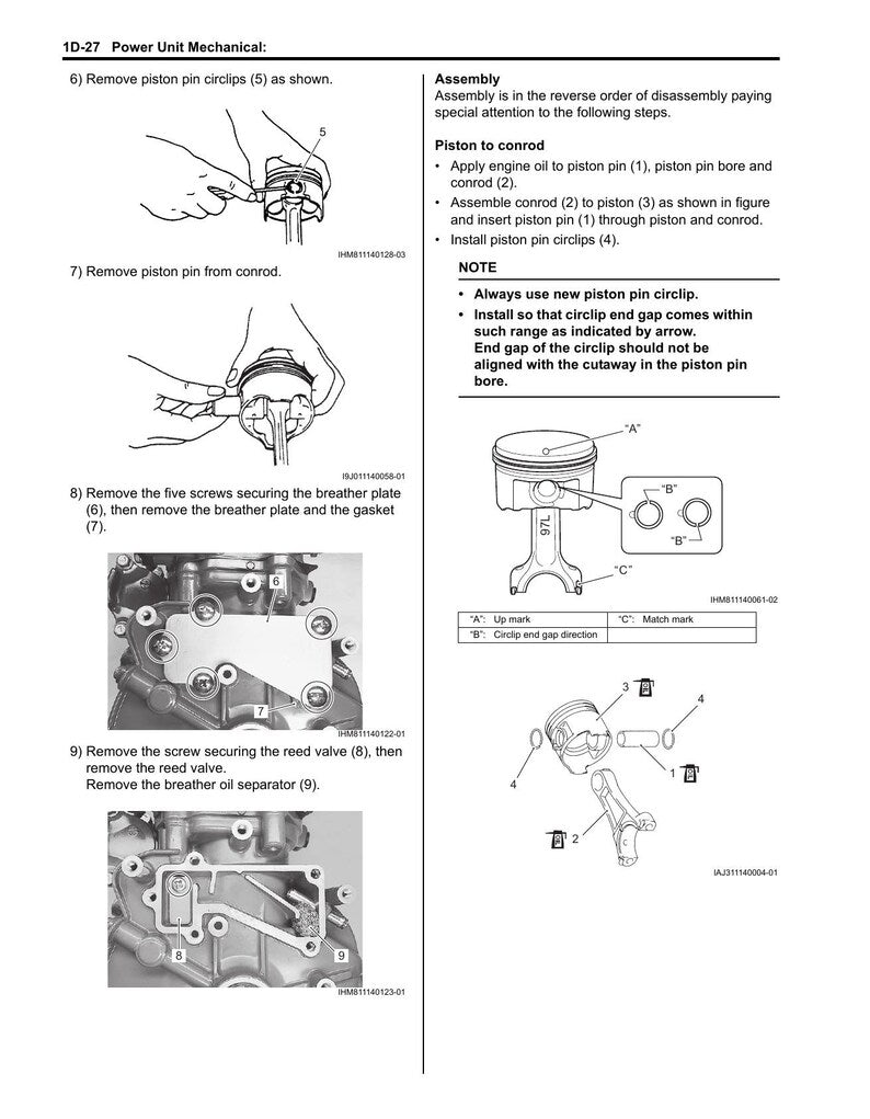 Suzuki DF4A DF5A DF6A Outboard Service Manual service manual preview page 6