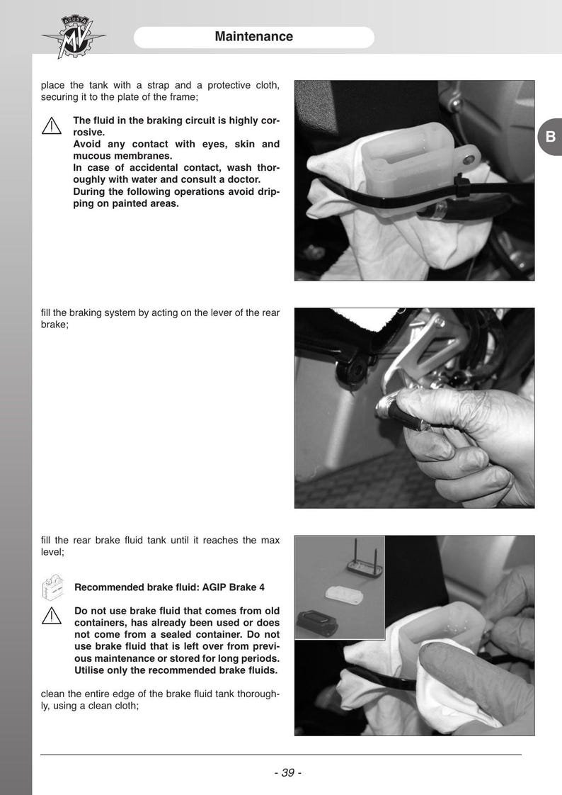 MV Agusta F3 675 800 ORO AGO Service Manual 2014-2018 Motorcycle service manual preview page 3
