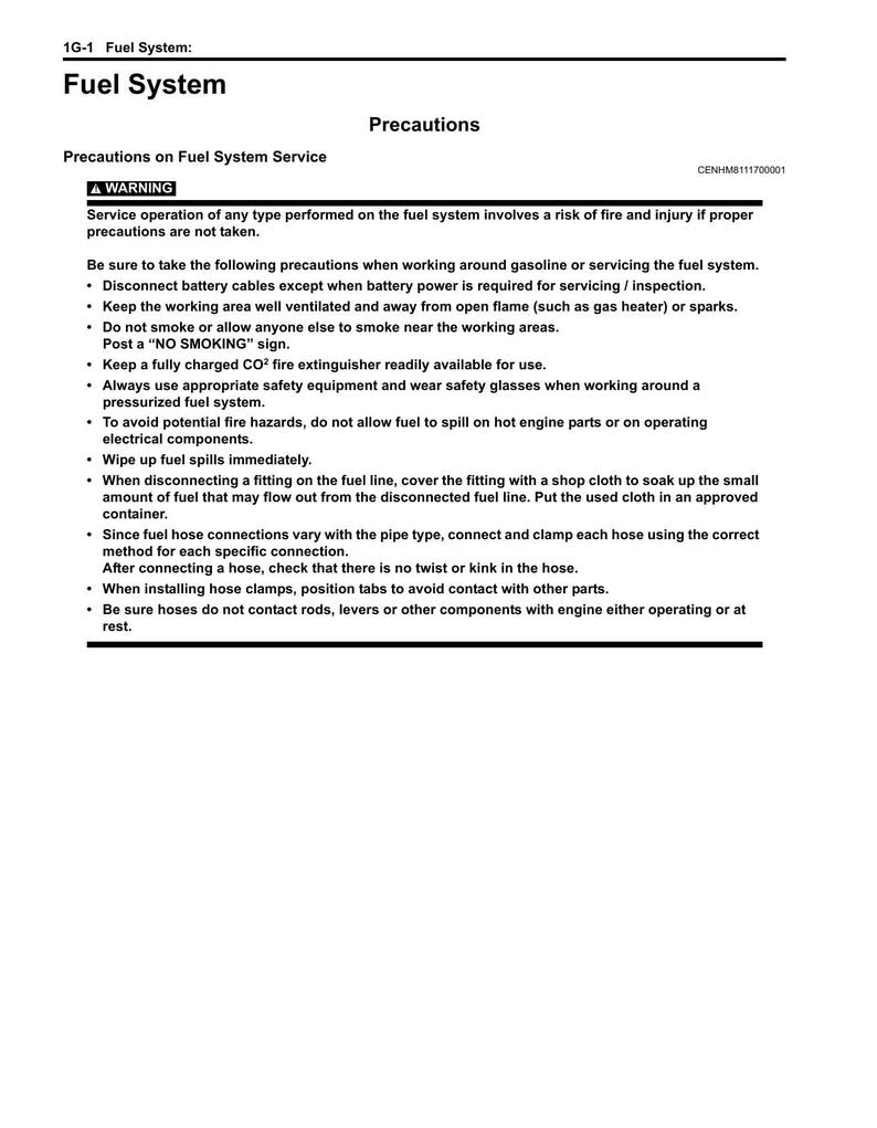 Suzuki DF4A DF5A DF6A Outboard Service Manual service manual preview page 7