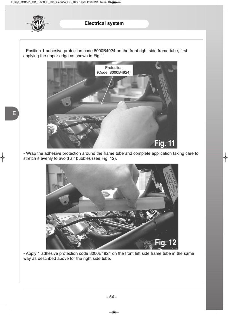 MV Agusta F4 Service Manual service manual preview page 5
