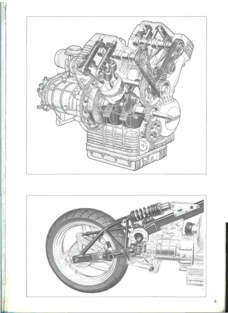 Moto Guzzi Daytona 1000 Service Manual service manual preview page 7