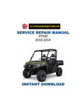 XY Powersports XY500 UTV Service Manual 2010-2014 4x4 utv PDF service repair manual cover