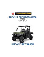 XY Powersports XY500 UTV Service Manual 2010-2014 4x4 utv PDF service repair manual cover