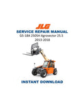 JLG G5-18A 2505H Agrovector 25.5 Service Manual PDF service repair manual cover