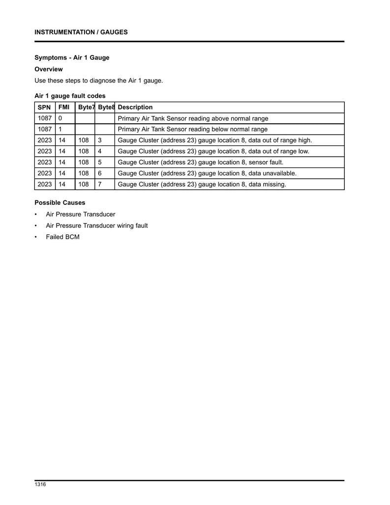 International ProStar TranStar Service Manual 2010-2016 Semi Truck service manual preview page 9