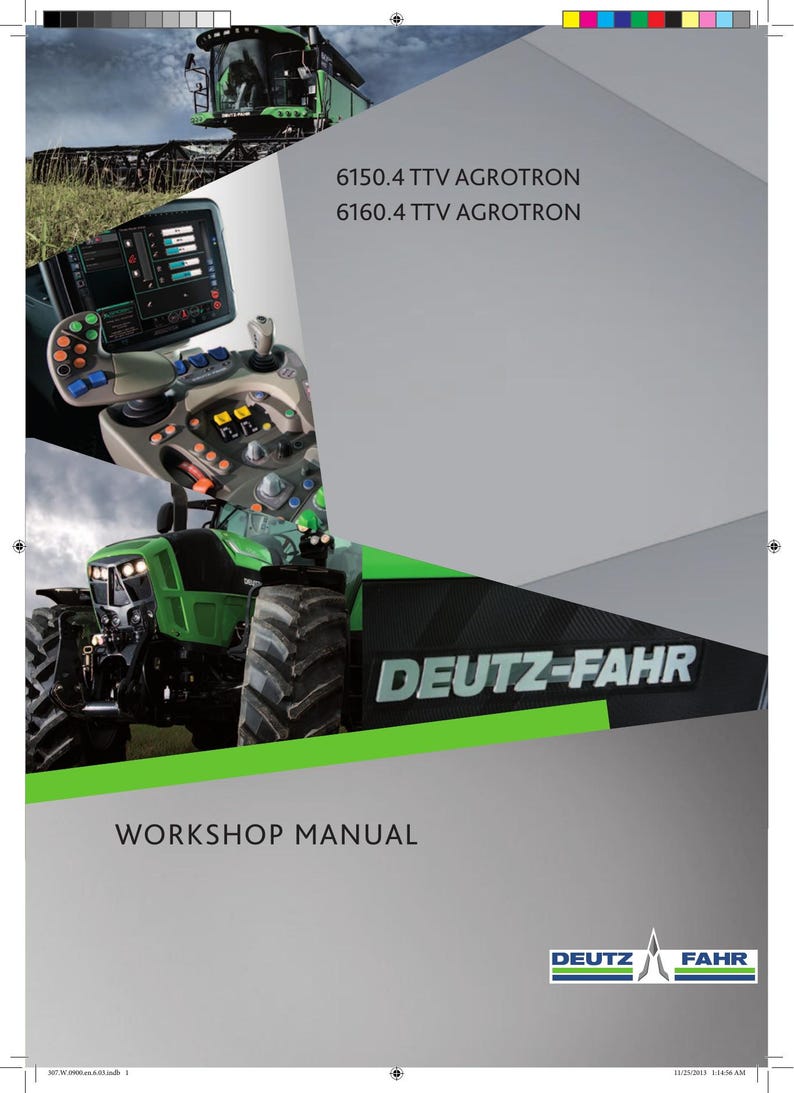 Deutz-Fahr Agrotron 6150.4 6160.4 TTV Service Manual service manual preview page 2