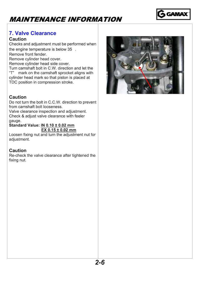 Gamax AX600 600LX Service Manual 2015-2019 ATV Repair service manual preview page 5