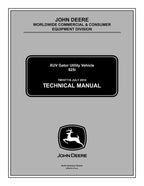 John Deere Gator XUV 825i Service Manual service manual preview page 2
