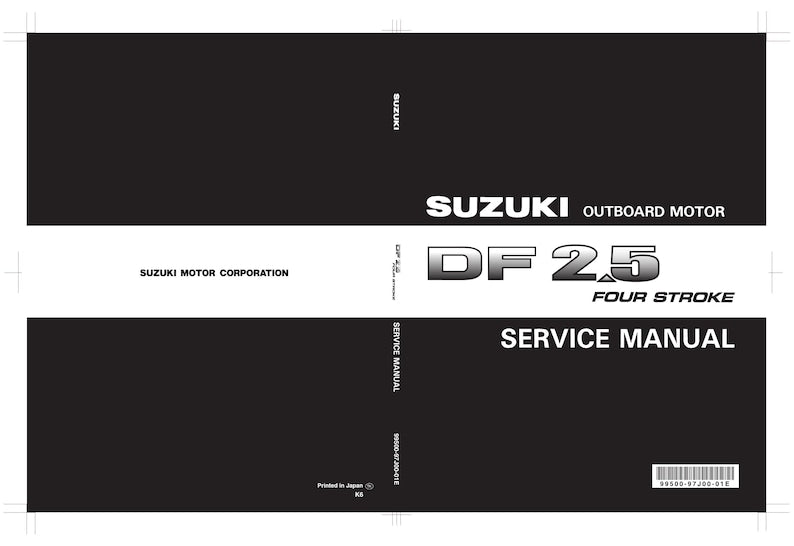 Suzuki DF2.5 Four Stroke Outboard Service Manual service manual preview page 2