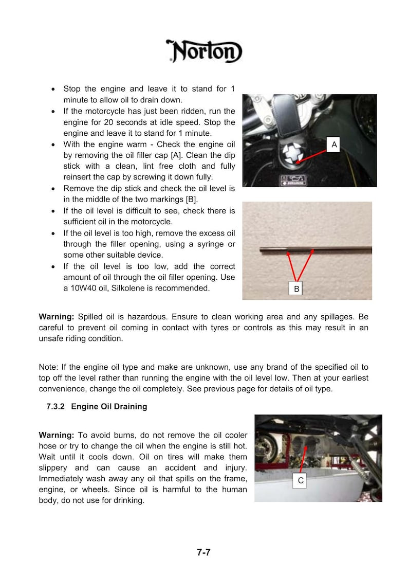 Norton Commando 961 Service Manual 2013-2017 Motorcycle service manual preview page 4