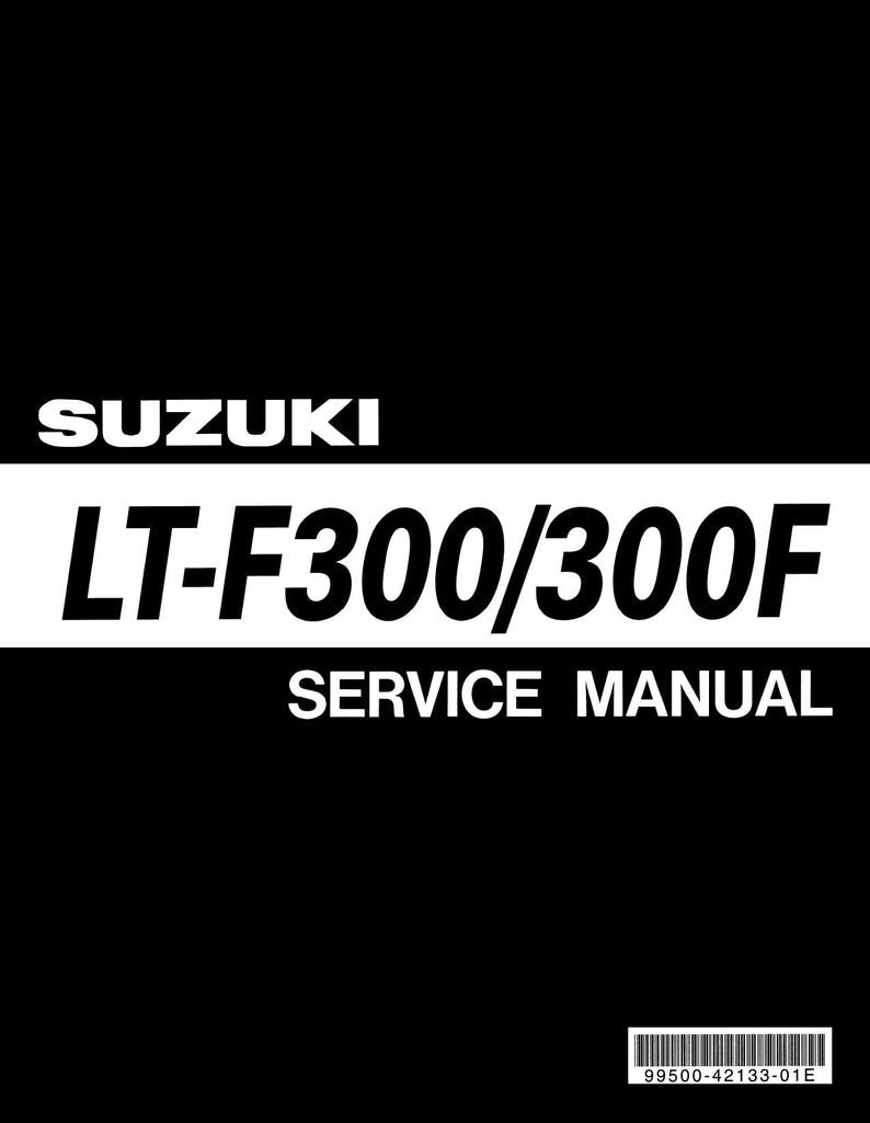 Suzuki King Quad 300 Service Manual service manual preview page 2