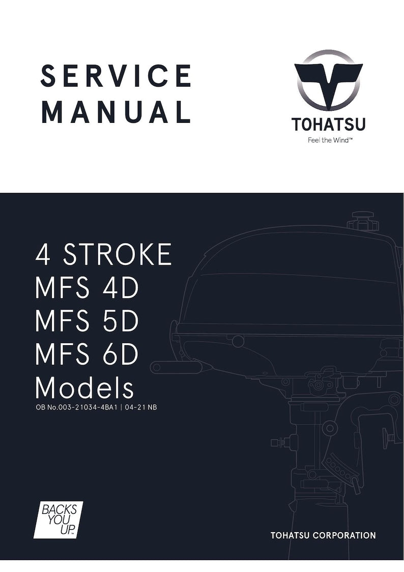 Tohatsu MFS 4D 5D 6D Service Manual 2020-2024 Outboard service manual preview page 2
