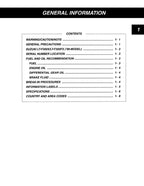 Suzuki King Quad 300 Service Manual service manual preview page 10
