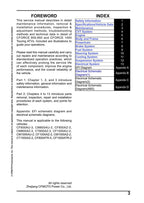 CFMOTO CFORCE 800 850 1000 Touring Service Manual 2024-2026 ATV service manual preview page 3