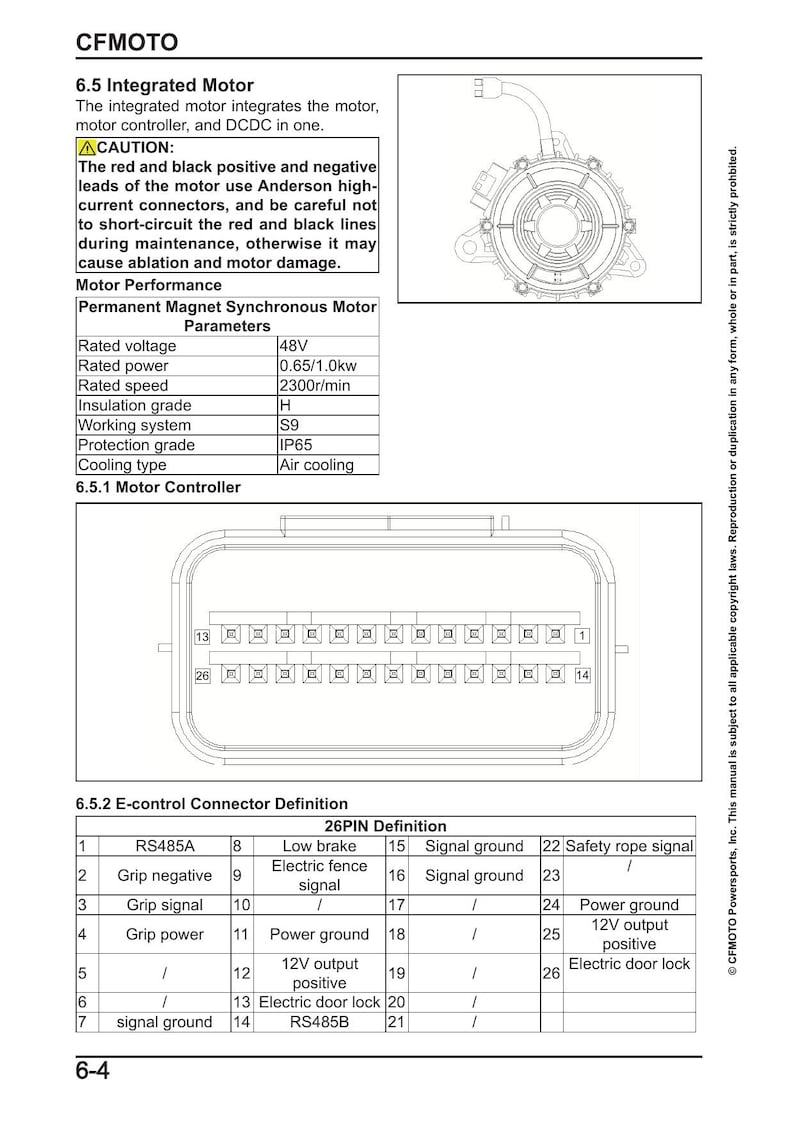 CFMOTO CFX-2E CFX-5E Service Manual service manual preview page 5