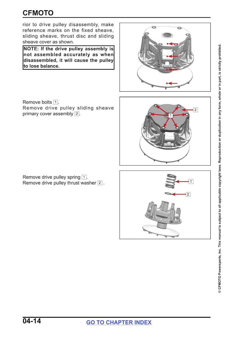 CFMOTO UFORCE 800 XL Service Manual service manual preview page 6
