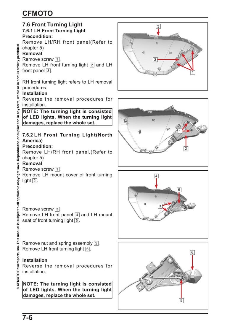 CFMOTO Papio SS 125 Service Manual service manual preview page 4