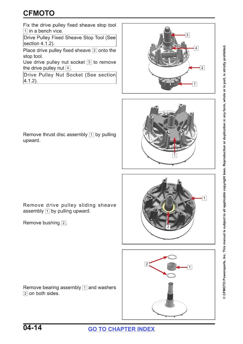 CFMOTO UFORCE 800 XL Service Manual service manual preview page 5