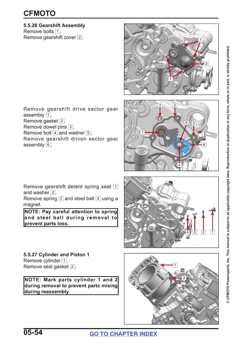 CFMOTO UFORCE 1000 Service Manual service manual preview page 4