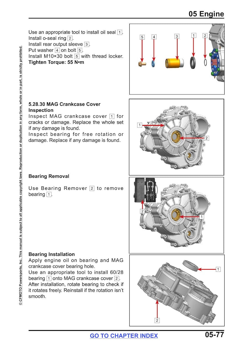 CFMOTO CFORCE 600 625 Touring Service Manual 2025-2026 ATV service manual preview page 6