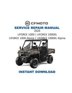 CFMOTO UFORCE 1000 Service Manual PDF service repair manual cover