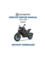 CFMOTO 800NK 799cc Service Manual PDF service repair manual cover