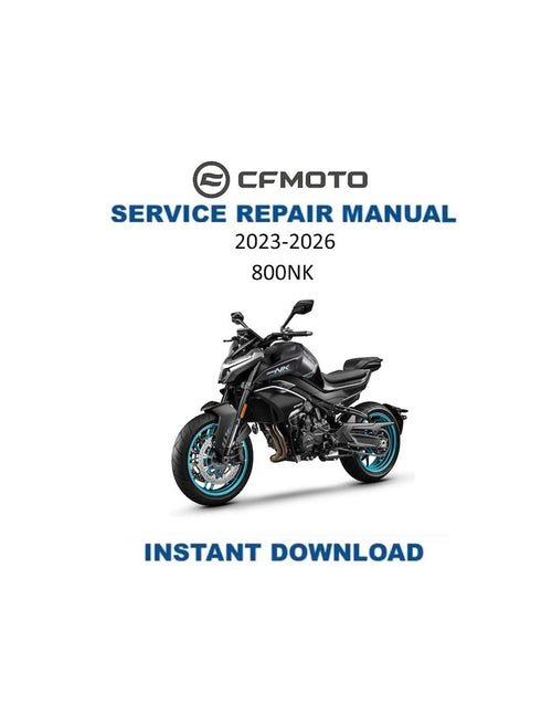 CFMOTO 800NK 799cc Service Manual PDF service repair manual cover